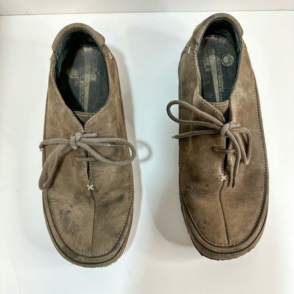 Teva Women’s Size 9 Brown Leather Nubuck Lace Up Convertible Shoe - Picture 3 of 16